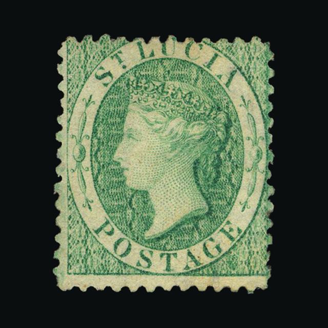 Lot 25028 - st. lucia 1863 -  UPA UPA Auction UPA 97
