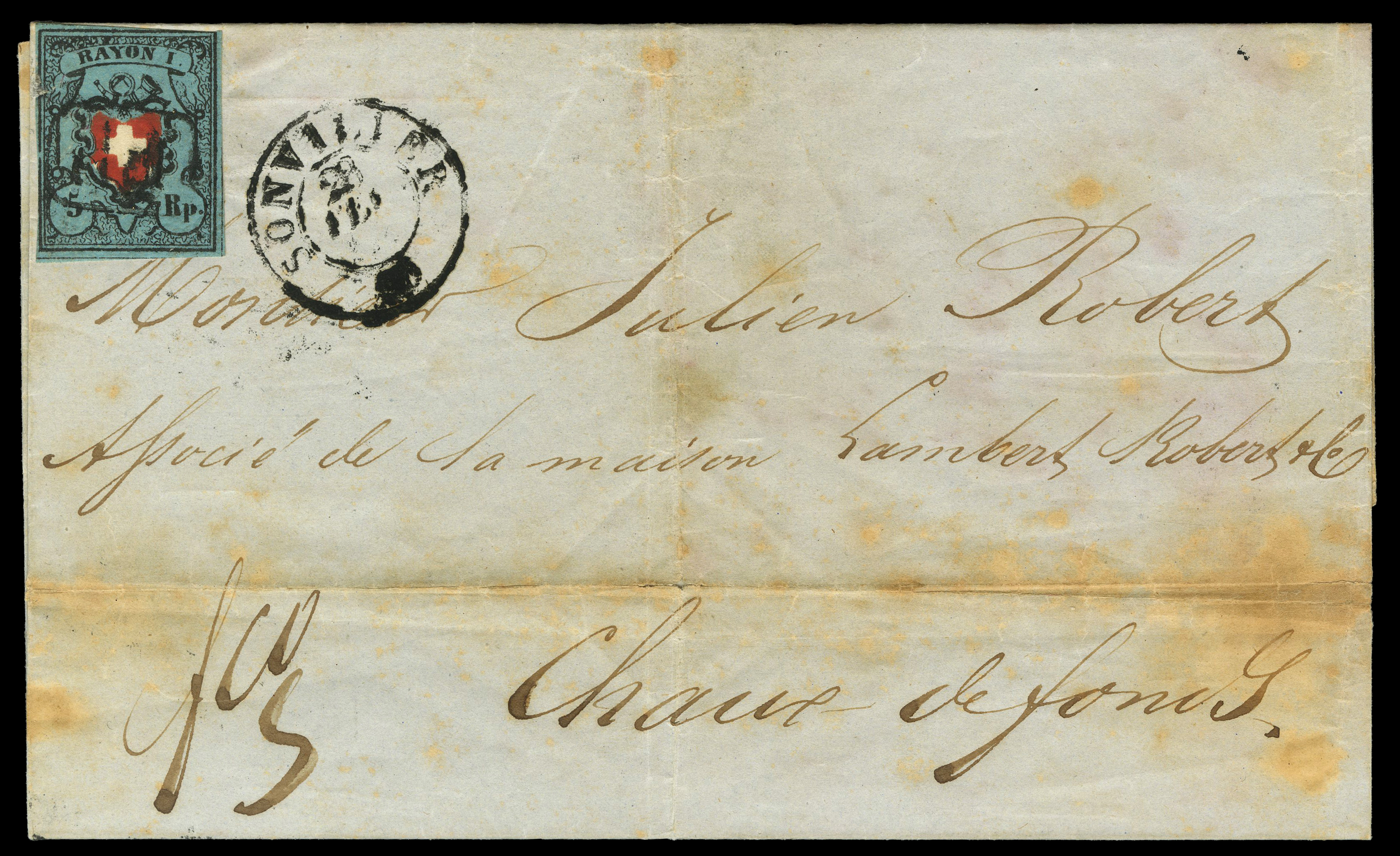 Lot 25668 - Switzerland 1850 -  UPA UPA Auction UPA 97