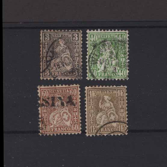Lot 25688 - Switzerland 1862-64 -  UPA UPA Auction UPA 97