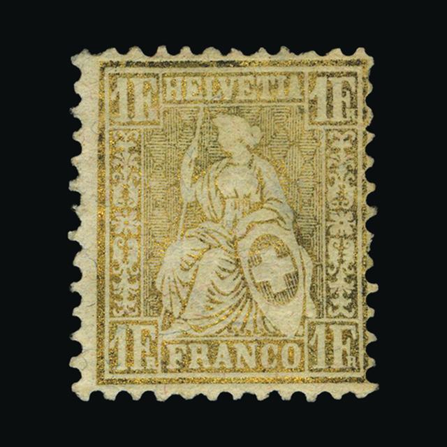 Lot 25691 - Switzerland 1862-64 - UPA UPA Auction UPA 97 Lot 25691 - Switzerland 1862-64 - UPA UPA Auction UPA 97