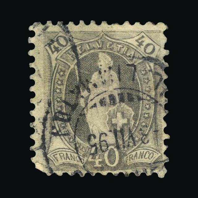 Lot 25712 - Switzerland 1882-1903 - UPA UPA Auction UPA 97 Lot 25712 - Switzerland 1882-1903 - UPA UPA Auction UPA 97