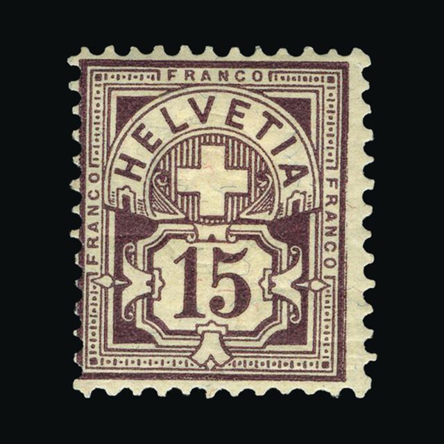 Lot 25721 - Switzerland 1889 - UPA UPA Auction UPA 97 Lot 25721 - Switzerland 1889 - UPA UPA Auction UPA 97