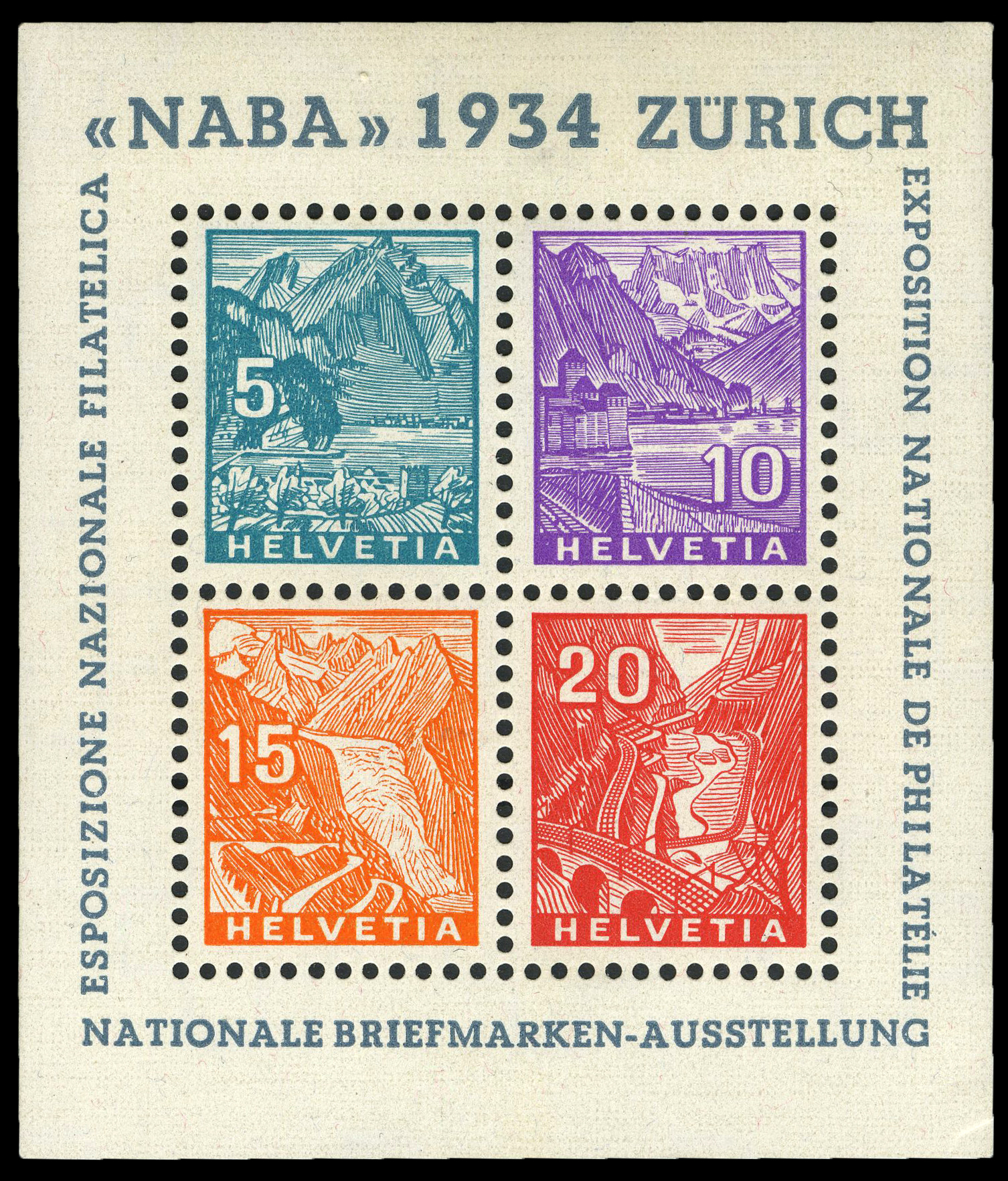 Lot 25772 - Switzerland 1934 - UPA UPA Auction UPA 97 Lot 25772 - Switzerland 1934 - UPA UPA Auction UPA 97
