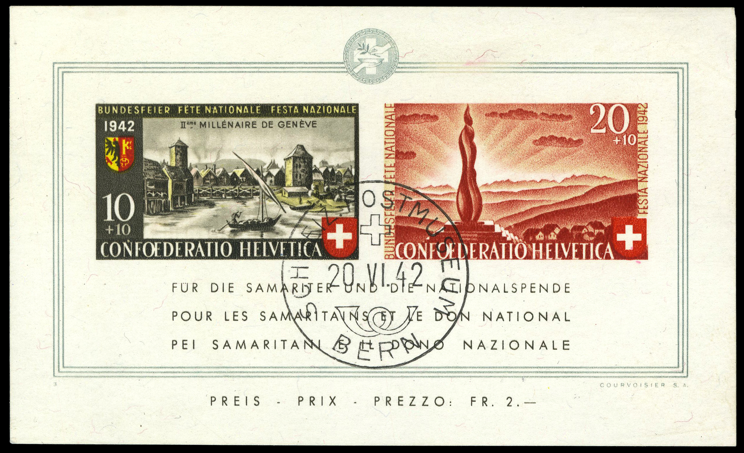 Lot 25785 - Switzerland 1942 -  UPA UPA Auction UPA 97