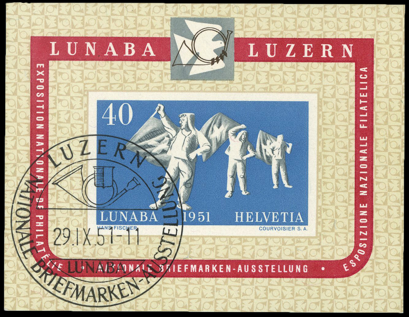 Lot 25813 - Switzerland 1951 - UPA UPA Auction UPA 97 Lot 25813 - Switzerland 1951 - UPA UPA Auction UPA 97