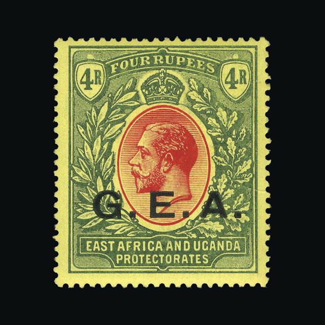 Lot 25855 - tanganyika 1917-22 -  UPA UPA Auction UPA 97