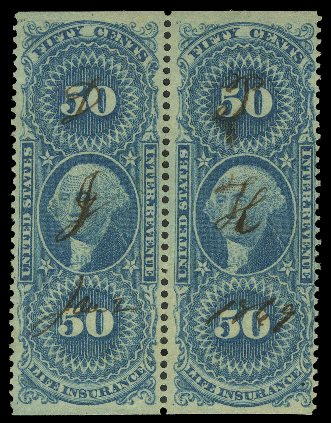 Lot 26634 - United States of America - Revenues 1862-71 -  UPA UPA Auction UPA 97