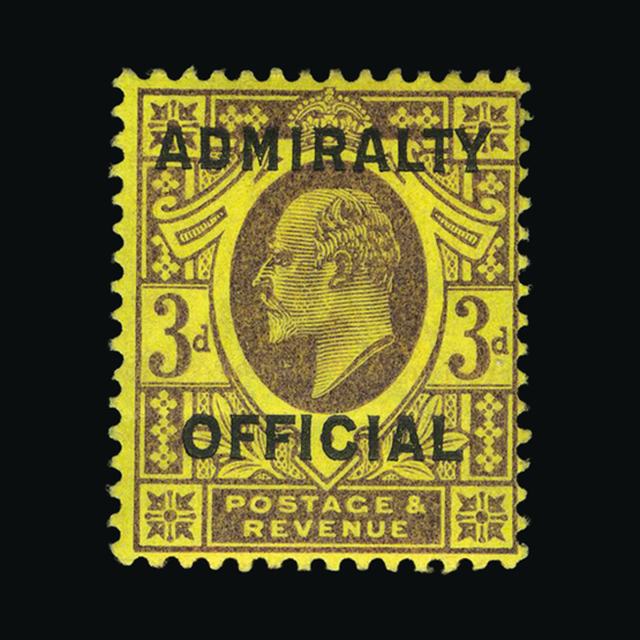 Lot 27063 - Great Britain - Officials 1903-04 -  UPA UPA Auction UPA 97