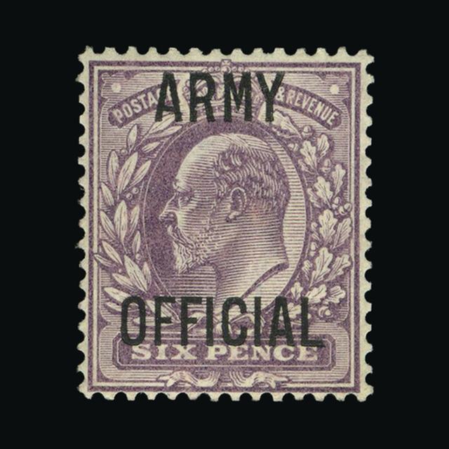 Lot 27075 - Great Britain - Officials 1902-03 -  UPA UPA Auction UPA 97