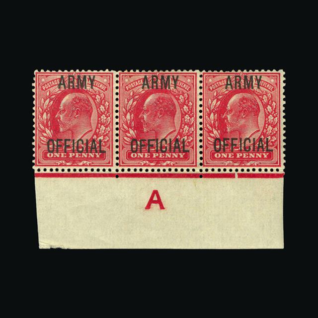 Lot 27076 - Great Britain - Officials 1902-04 -  UPA UPA Auction UPA 97