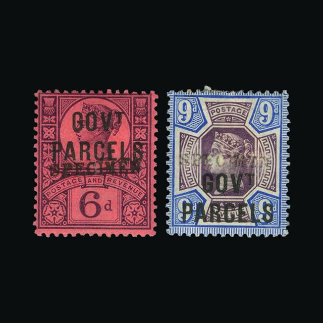 Lot 27095 - Great Britain - Officials 1887-90 -  UPA UPA Auction UPA 97