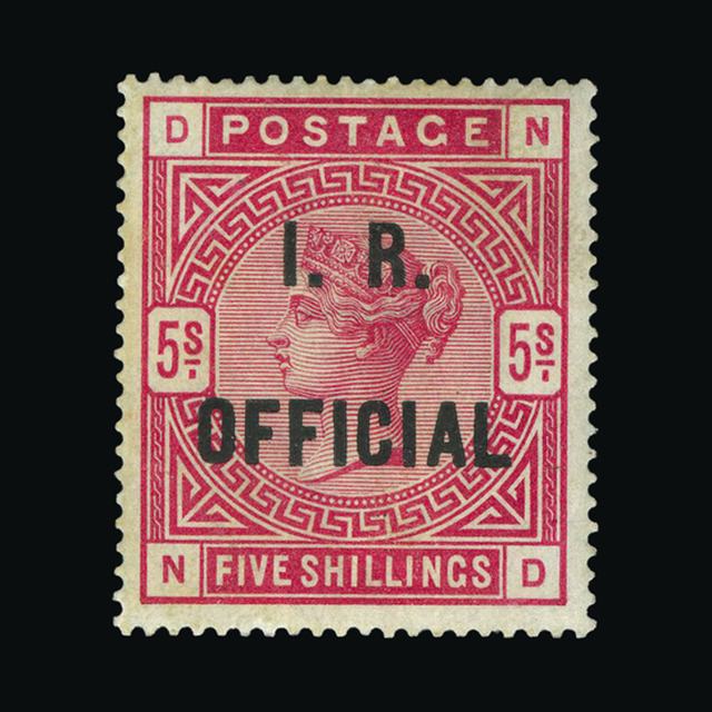 Lot 27106 - Great Britain - Officials 1884-88 -  UPA UPA Auction UPA 97