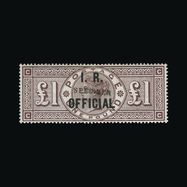Lot 27121 - Great Britain - Officials 1884-88 -  UPA UPA Auction UPA 97