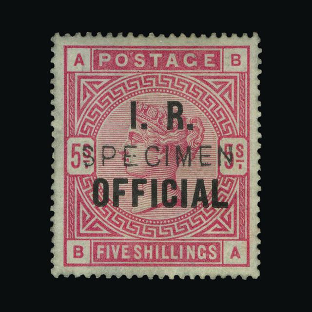Lot 27127 - Great Britain - Officials 1884-88 -  UPA UPA Auction UPA 97