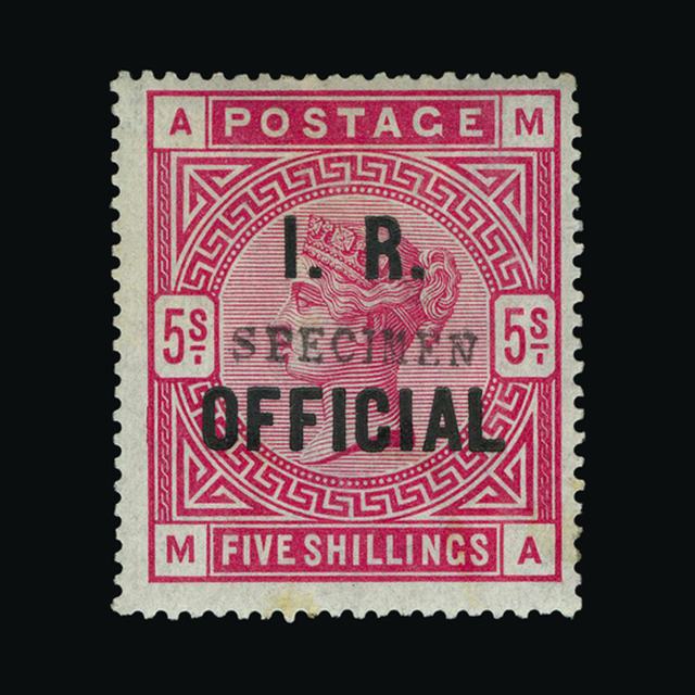 Lot 27133 - Great Britain - Officials 1884-88 -  UPA UPA Auction UPA 97
