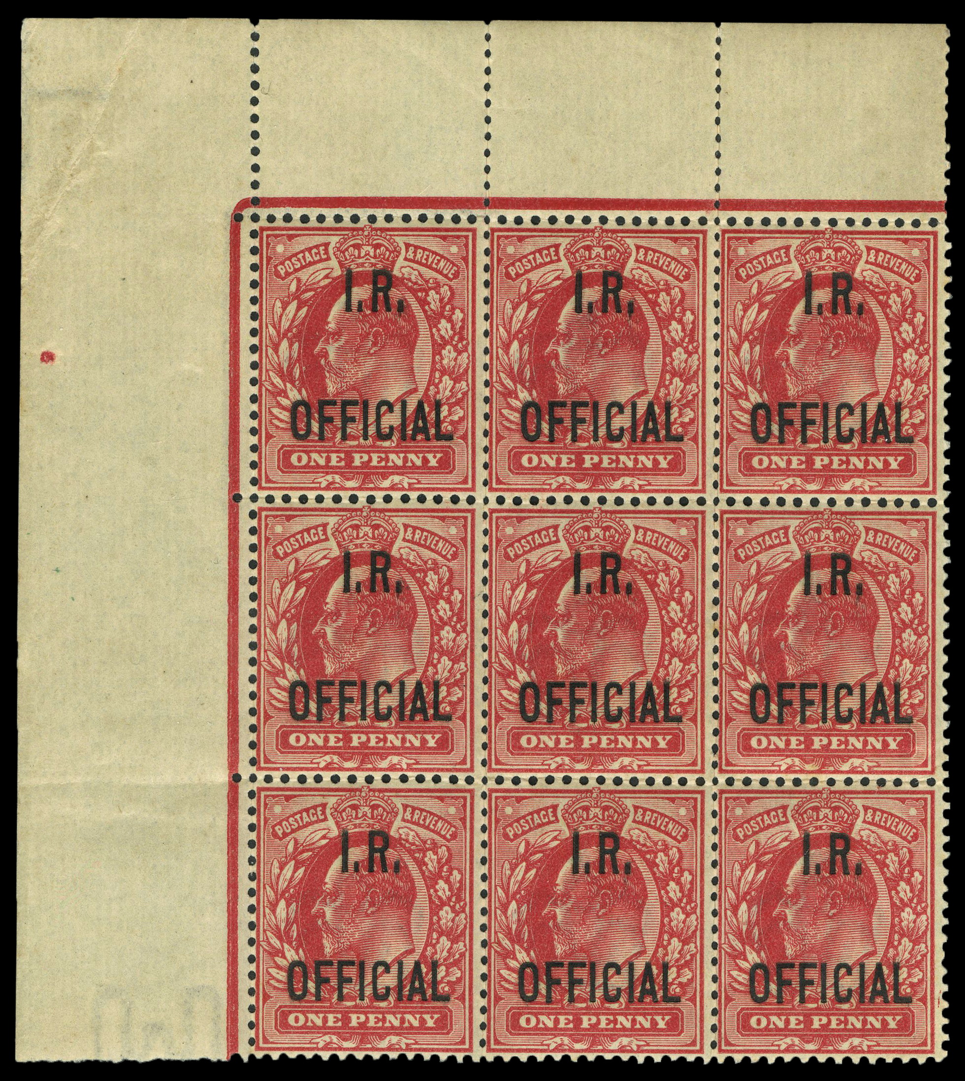 Lot 27140 - Great Britain - Officials 1902-04 -  UPA UPA Auction UPA 97