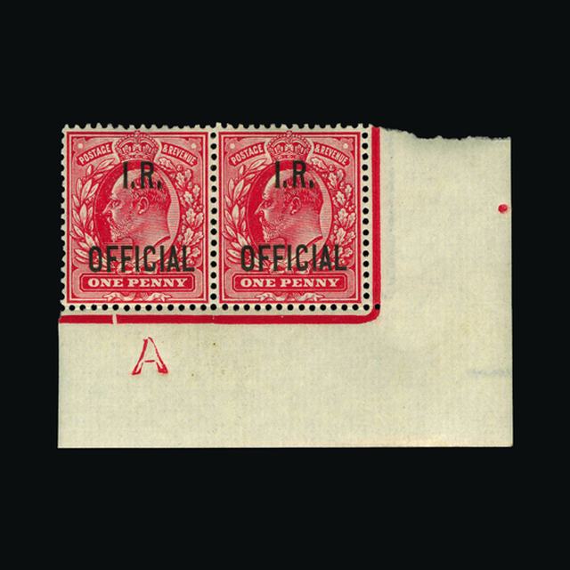 Lot 27142 - Great Britain - Officials 1902-04 -  UPA UPA Auction UPA 97