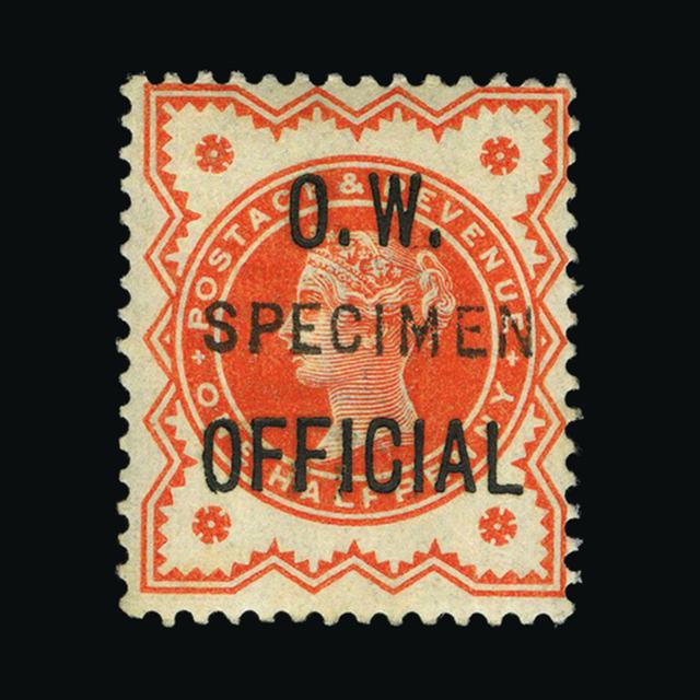Lot 27147 - Great Britain - Officials 1896-1902 -  UPA UPA Auction UPA 97
