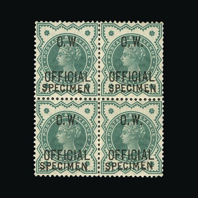 Lot 27148 - Great Britain - Officials 1896-1902 -  UPA UPA Auction UPA 97