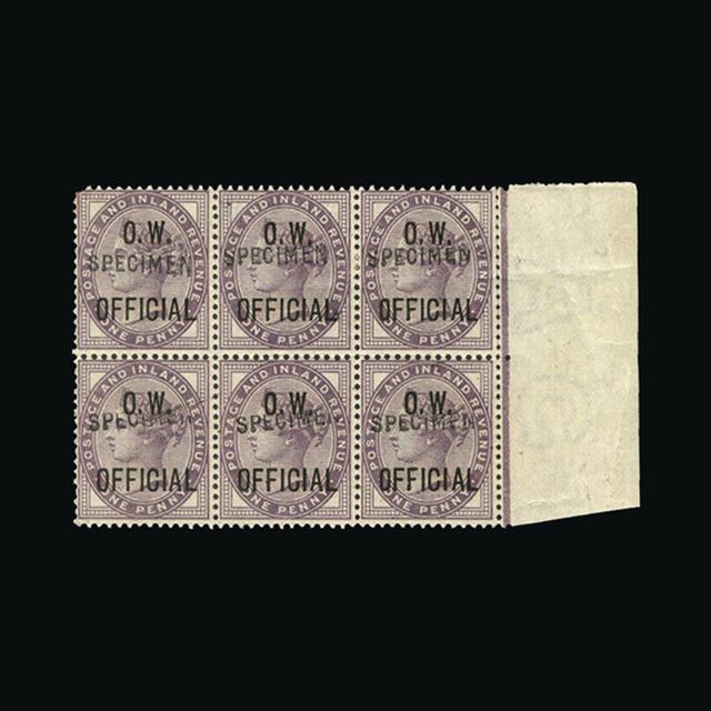 Lot 27149 - Great Britain - Officials 1896-1902 -  UPA UPA Auction UPA 97