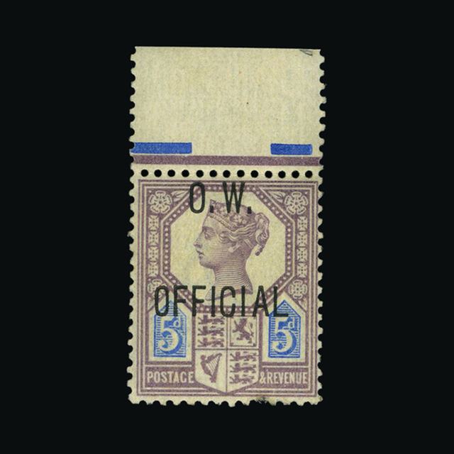 Lot 27155 - Great Britain - Officials 1896-1902 -  UPA UPA Auction UPA 97