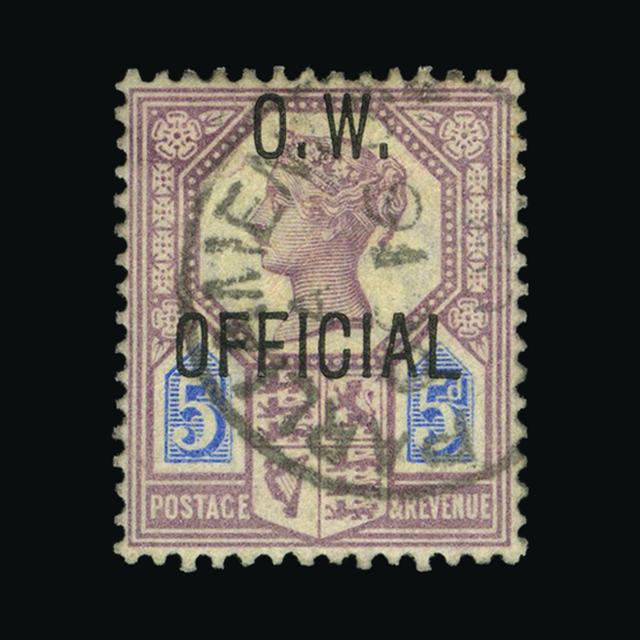 Lot 27156 - Great Britain - Officials 1896-1902 -  UPA UPA Auction UPA 97