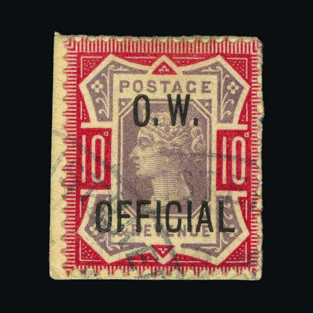 Lot 27158 - Great Britain - Officials 1896-1902 -  UPA UPA Auction UPA 97