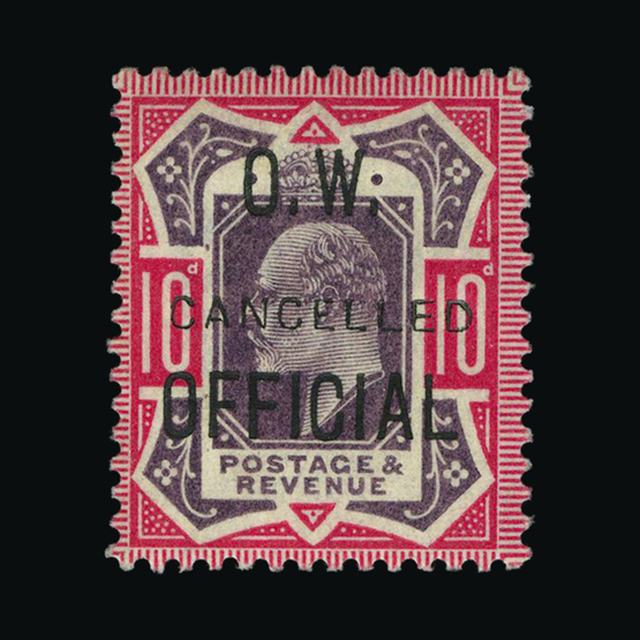 Lot 27159 - Great Britain - Officials 1902-03 -  UPA UPA Auction UPA 97