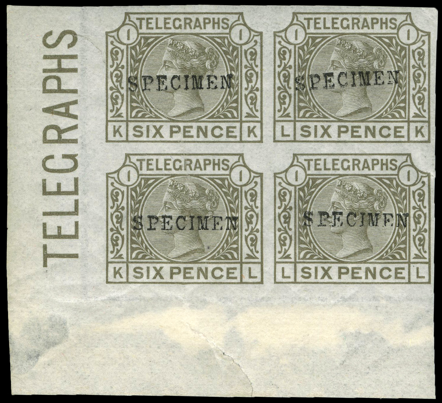 Lot 27173 - Great Britain - Telegraphs 1876-81 -  UPA UPA Auction UPA 97