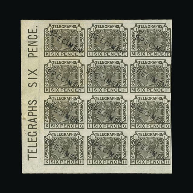 Lot 27175 - Great Britain - Telegraphs 1876-81 -  UPA UPA Auction UPA 97