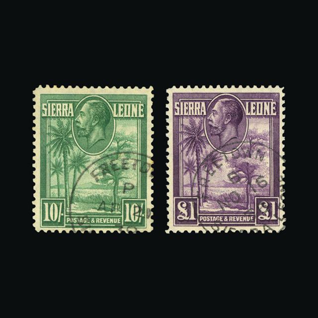 Lot 27330 - sierra leone 1932 -  UPA UPA Auction UPA 97