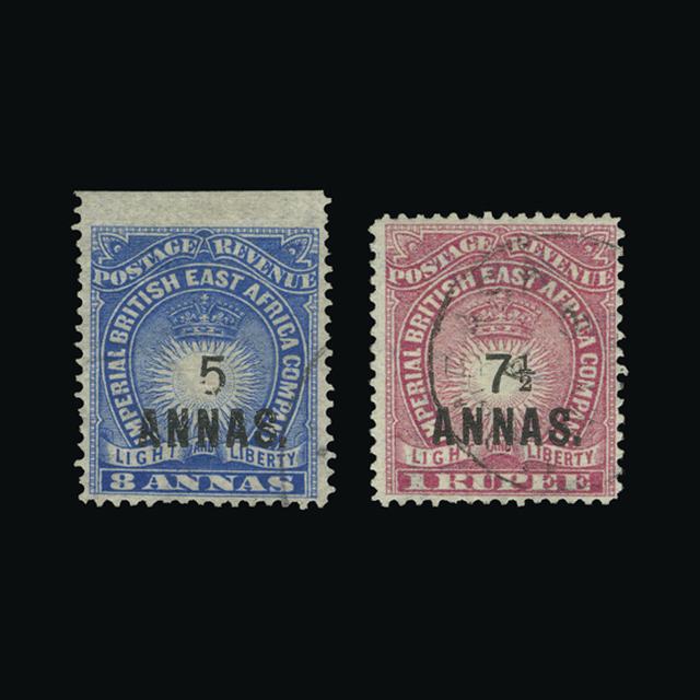 Lot 3952 - british east africa 1894 -  UPA UPA Auction UPA 97