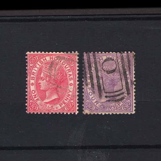 Lot 4186 - british honduras 1882-87 -  UPA UPA Auction UPA 97