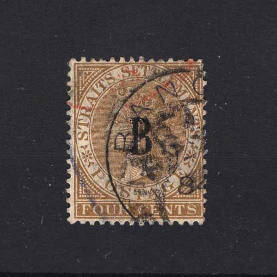 Lot 4514 - british post offices in siam 1882-85 -  UPA UPA Auction UPA 97