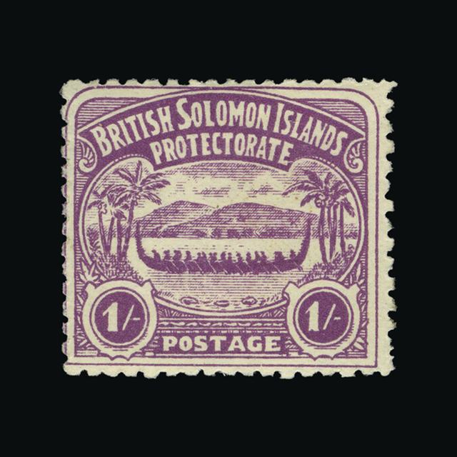 Lot 4563 - british solomon islands 1907 -  UPA UPA Auction UPA 97