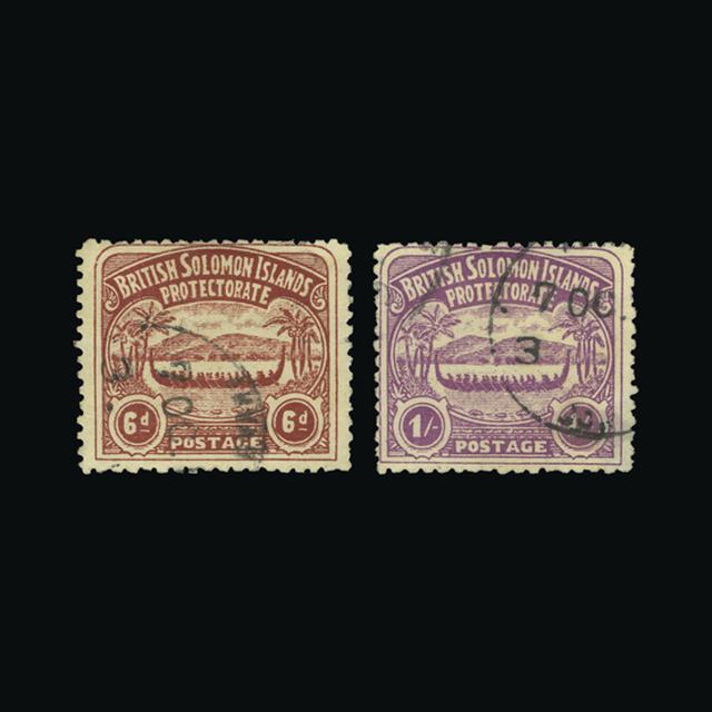 Lot 4565 - british solomon islands 1907 -  UPA UPA Auction UPA 97