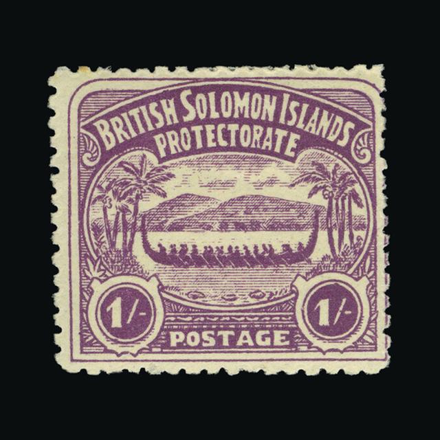 Lot 4579 - british solomon islands 1907 -  UPA UPA Auction UPA 97