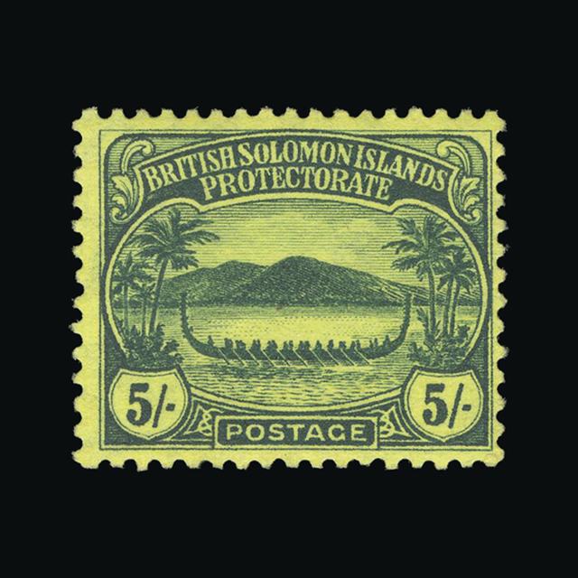 Lot 4588 - british solomon islands 1910 -  UPA UPA Auction UPA 97
