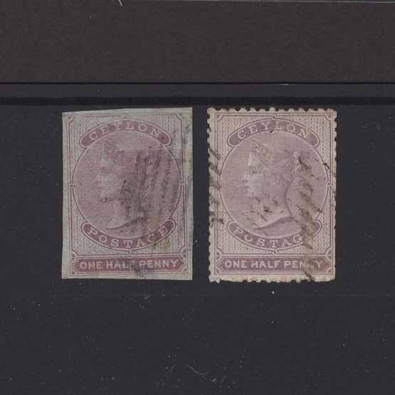 Lot 5773 - Ceylon 1858-64 -  UPA UPA Auction UPA 97