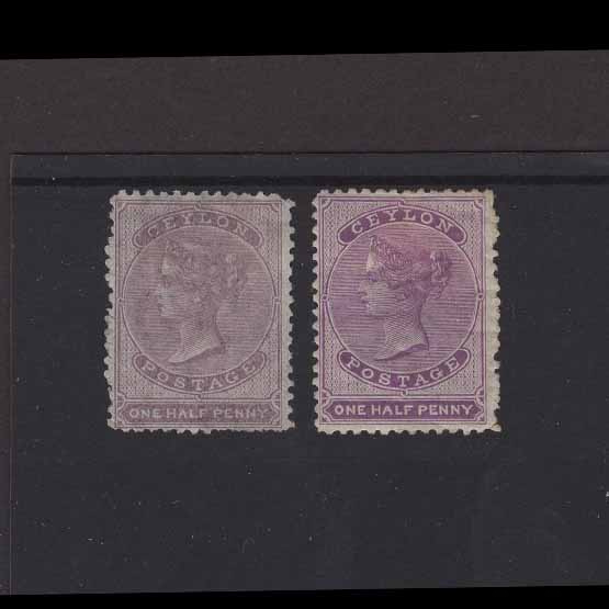 Lot 5778 - Ceylon 1863-66 -  UPA UPA Auction UPA 97