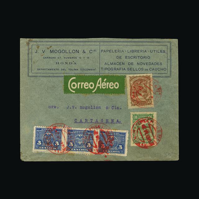 Lot 6142 - Colombia - SCADTA 1925 -  UPA UPA Auction UPA 97