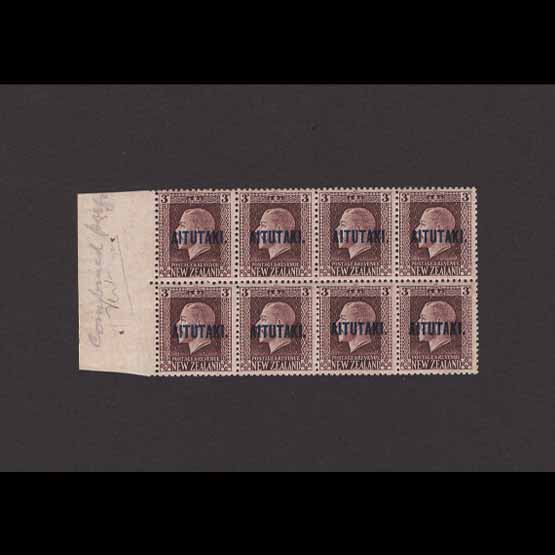 Lot 6312 - Cook Islands - Aitutaki 1917 -  UPA UPA Auction UPA 97