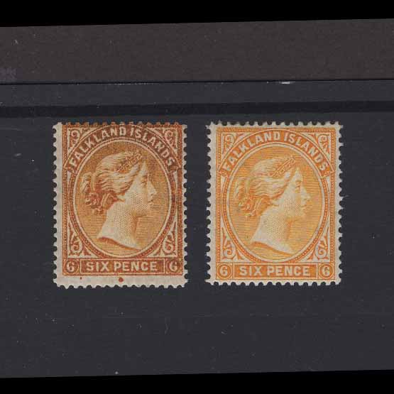 Lot 7287 - falkland islands 1891-1902 - UPA UPA Auction UPA 97 Lot 7287 - falkland islands 1891-1902 - UPA UPA Auction UPA 97
