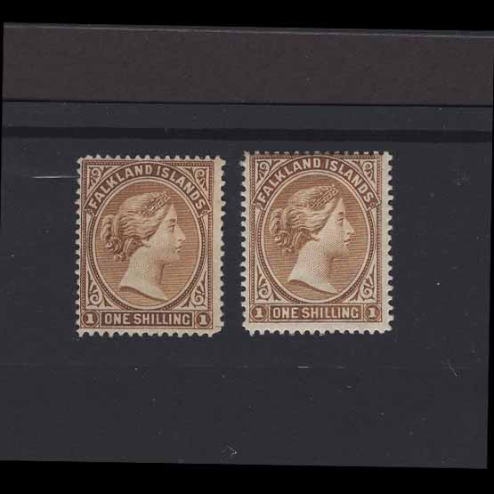 Lot 7306 - falkland islands 1891-1902 - UPA UPA Auction UPA 97 Lot 7306 - falkland islands 1891-1902 - UPA UPA Auction UPA 97