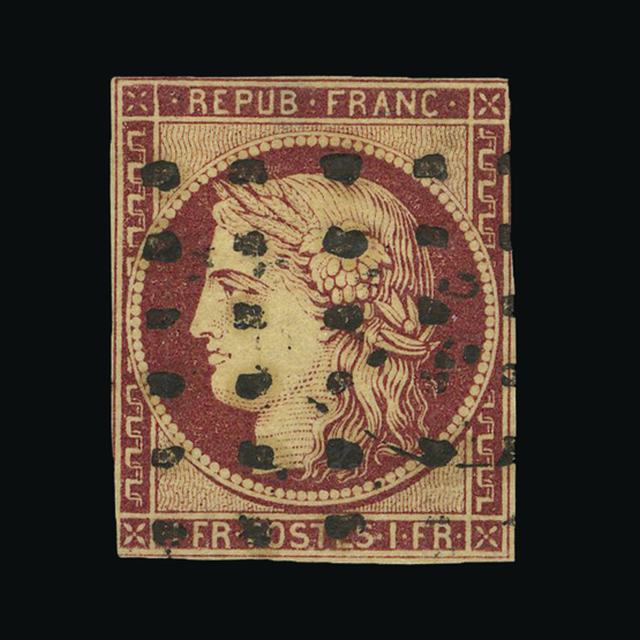 Lot 8833 - France 1849 -  UPA UPA Auction UPA 97