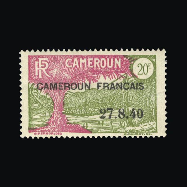 Lot 9549 - France - Colonies - Cameroun 1940 -  UPA UPA Auction UPA 97