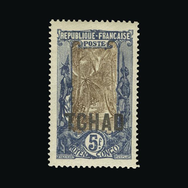 Lot 9559 - France - Colonies - Chad 1922 - UPA UPA Auction UPA 97 Lot 9559 - France - Colonies - Chad 1922 - UPA UPA Auction UPA 97