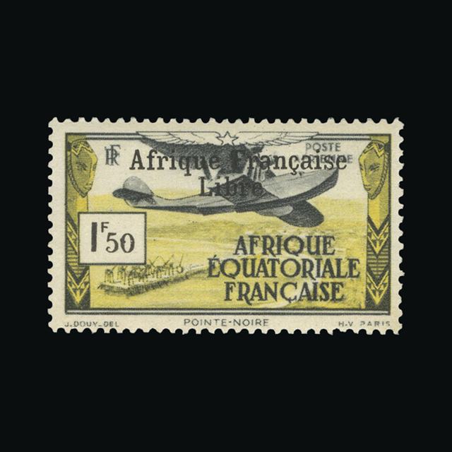 Lot 9621 - France - Colonies - Equatorial Africa 1940 - UPA UPA Auction UPA 97 Lot 9621 - France - Colonies - Equatorial Africa 1940 - UPA UPA Auction UPA 97
