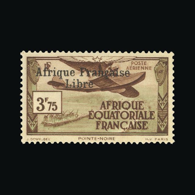Lot 9623 - France - Colonies - Equatorial Africa 1940 - UPA UPA Auction UPA 97 Lot 9623 - France - Colonies - Equatorial Africa 1940 - UPA UPA Auction UPA 97
