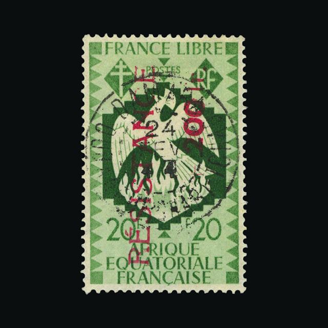 Lot 9629 - France - Colonies - Equatorial Africa 1944 - UPA UPA Auction UPA 97 Lot 9629 - France - Colonies - Equatorial Africa 1944 - UPA UPA Auction UPA 97
